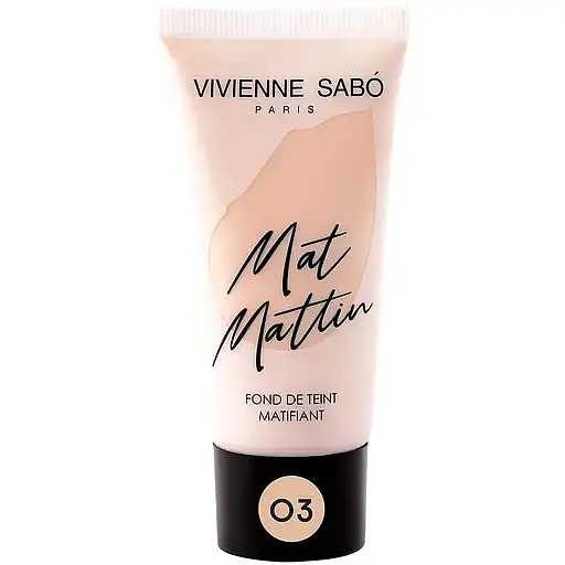 Тональный крем для лица Vivienne Sabo Mat Mattin тон 03, 25 мл  - фото 1