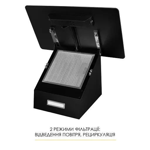 Вытяжка наклонная декоративная Weilor Aura Wds 63 Black - фото 7