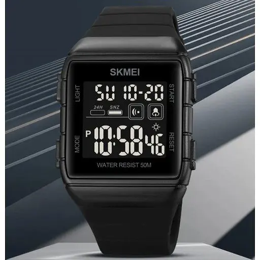 Чоловічий наручний годинник Skmei Hakaton Pro (Чорний) - фото 3