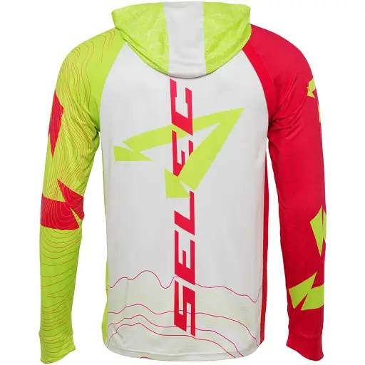 Реглан Select Hooded Jersey S Red/Green - фото 3
