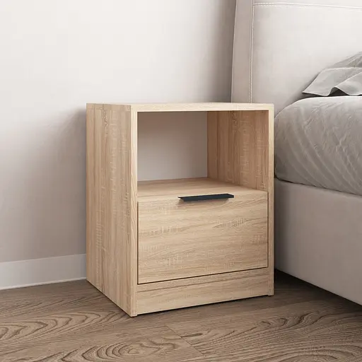 Тумба приліжкова Vays M-31, з шухлядою та полицею, ЛДСП, 40х35х50 см - для спальні - фото 2