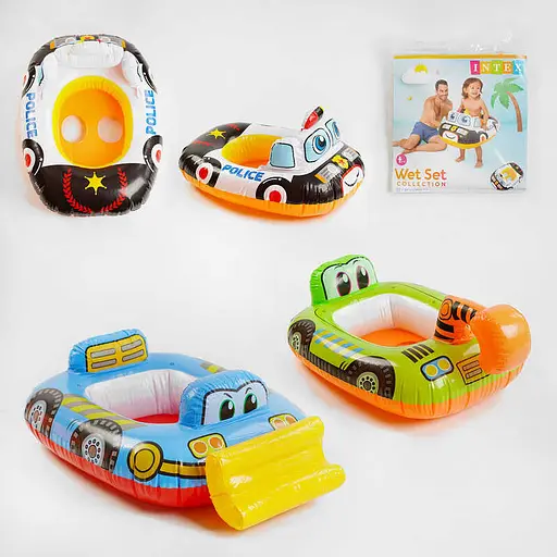 Плотик надувний, 73x58 см, від 1 року, 59586 (В асортименті) - фото 5