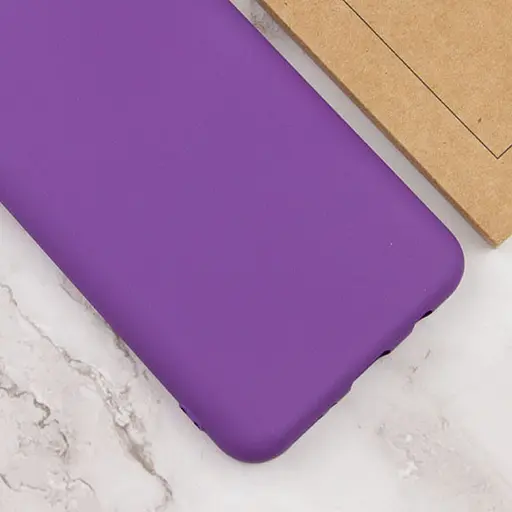 Чехол Silicone Cover Lakshmi Full Camera (A) для Oppo A17 Фиолетовый/Purple - фото 4