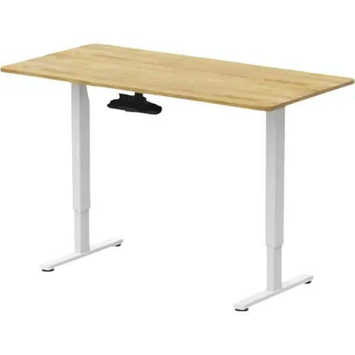 Комп'ютерний ігровий стіл Officepro ODE1470LWW Light Wood/White - фото 1