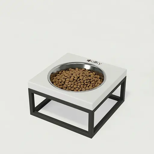 Hollky Base Solo S — миска на підставці для котів і маленьких собак (1 × 0,45 л)