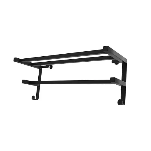 Полиця для рушникосушарки HF Sheffield проф. 520x204 3.0.1200.13.BM, Чорний матовий - фото 1