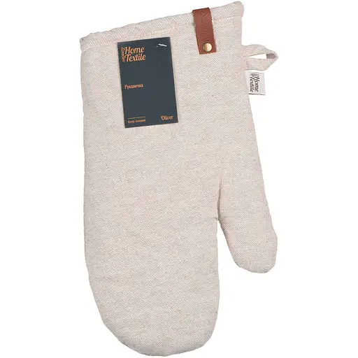 Рукавичка Ardesto Oliver, 18х30см, 100% бавовна, бежевий (ART05OB) - фото 1