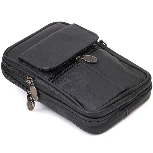 Сумка кожаная мужская Vintage 12х19х3 см sum0022671 - фото 3