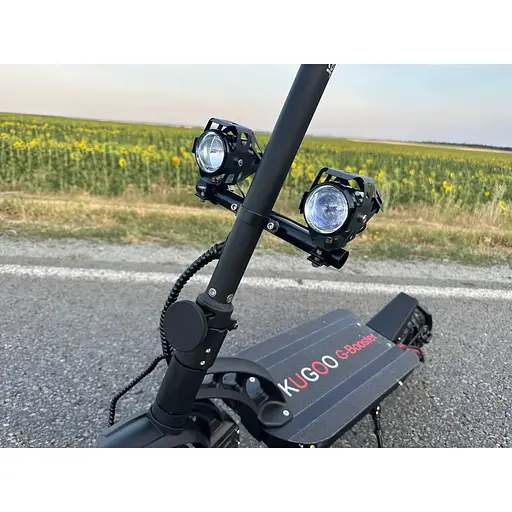 Электросамокат Двухмоторный Kugoo G-Booster (2400W, 23Ah) с сиденьем - фото 2