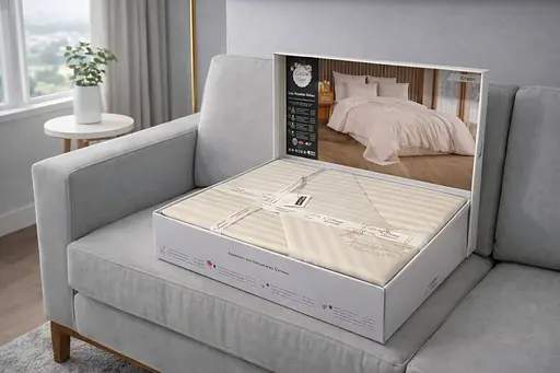 Комплект постельного белья полуторный 160х220 сатин кремовый TC303376193 - фото 2