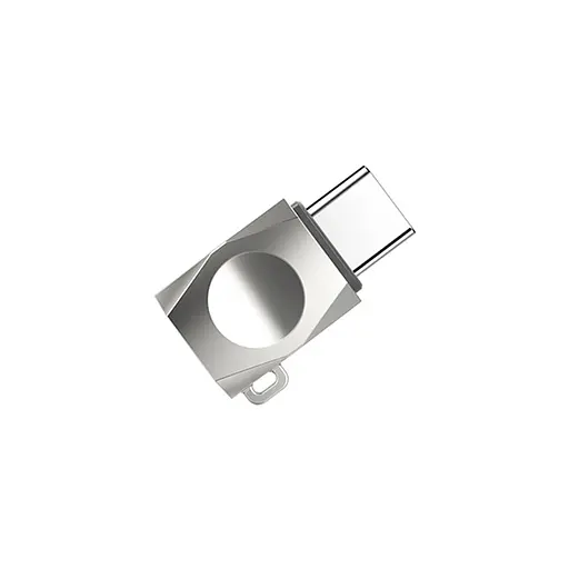 Перехідник Hoco UA8 MicroUSB to Type-C Сталевий - фото 2
