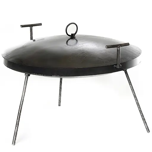 Сковорода туристична Сила з бортом, крышкою та чохлом