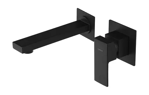 Смеситель для умывальника скрытого монтажа Corsan Ango black mat CMB3024BL Черный матовый - фото 1