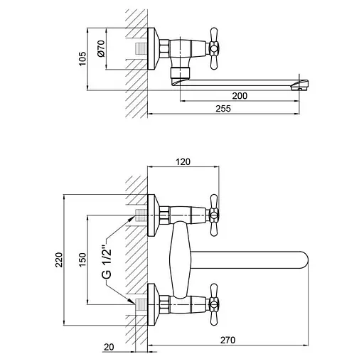 Смеситель для кухни Lidz (CRM) Dominox 15 361 Хром - фото 6