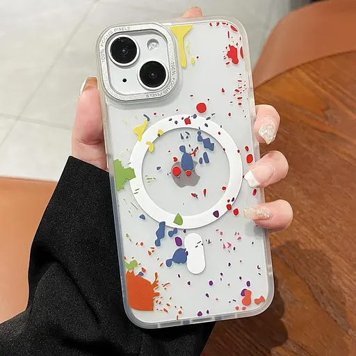 Чохол Epik TPU+PC Flush with MagSafe для Apple iPhone 15, 6.1 White - фото 2