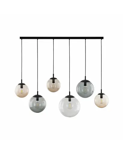 Подвесной светильник TK Lighting 4797 Esme E27 6x15W IP20 Bk - фото 2