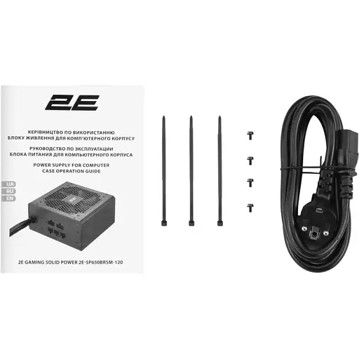 Блок живлення 2E GAMING Solid Power (650W) 2E-SP650BRSM-120 - фото 10