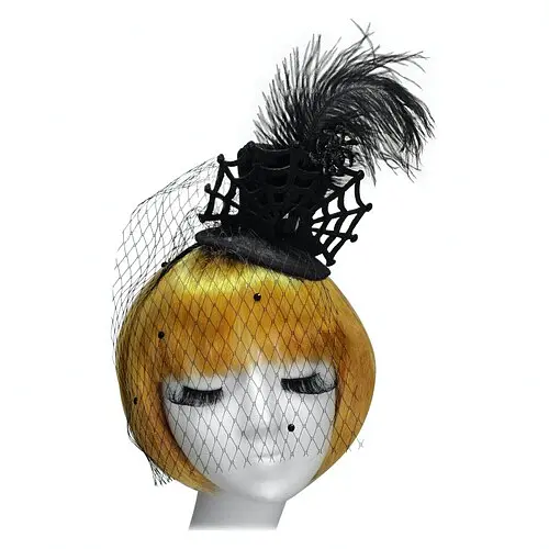 Капелюшок Павутина кабаре на обручі - фото 1