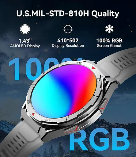 Часы Oukitel BT12 Grey - фото 5