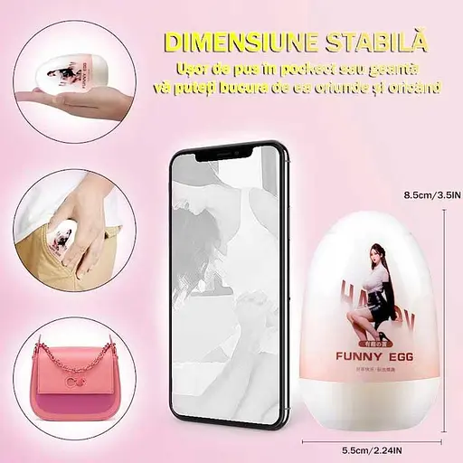 Яйцо мастурбатор Funny Egg вагина - фото 7