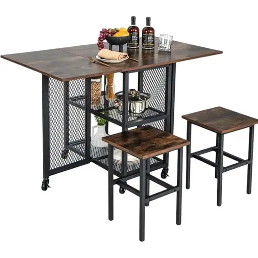 Комплект мебели Costway Design раскладной стол со стульями в стиле Loft