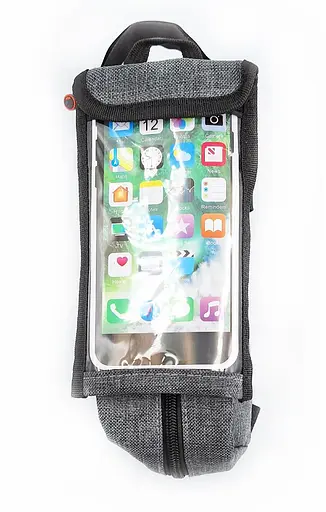 Велосумка на раму B-Soul BAO-015 21х9,5х8,5 см для смартфона 6,3" сірий (G0000452)