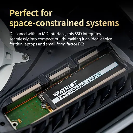 Накопитель SSD Patriot m.2 NVMe 1TB P400 V4 PCIe 4.0 x4 TLC (P400VP1TBM28H) - фото 6