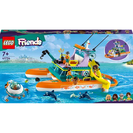 Конструктор LEGO Friends Човен морської рятувальної бригади, 717 деталей (41734) - фото 1