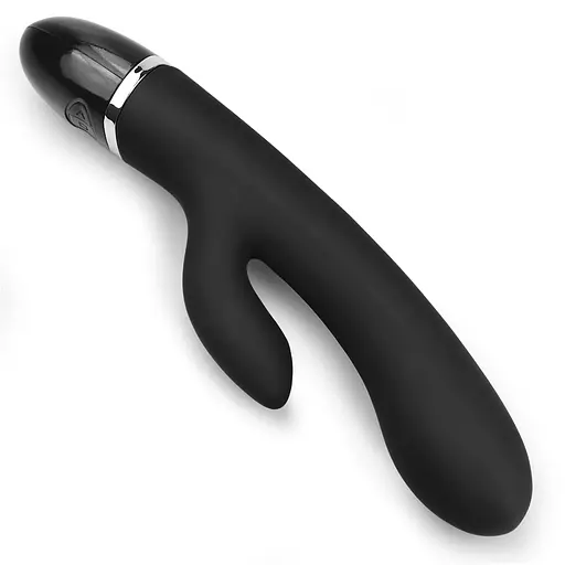 Вібратор кролик Lovetoy O-Sensual Clit Duo Climax 21 см чорний - фото 7