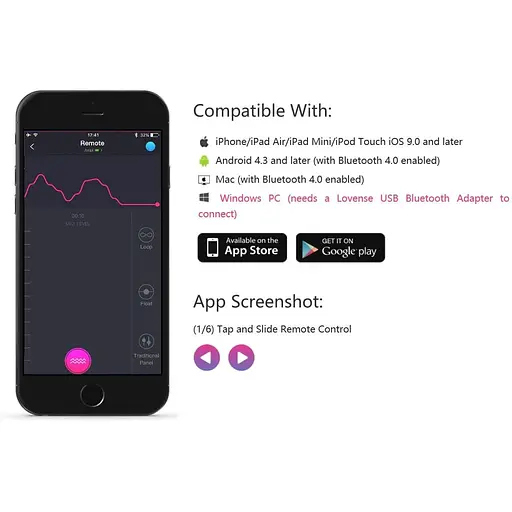 Смарт-віброяйце Lovense Lush 2 - фото 6