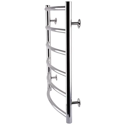 Водяна рушникосушка Unio LD W 600-500-6 Драбинка Дуга, Хром - фото 2