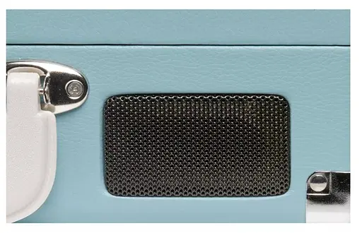 Проигрыватель виниловых дисков Denver VPL-120 BLUE 3-скоростной со стереодинамиками, чемодан / портфель - фото 3