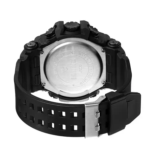 Чоловічий спортивний годинник Skmei 2037 з компасом (Чорний) - фото 4