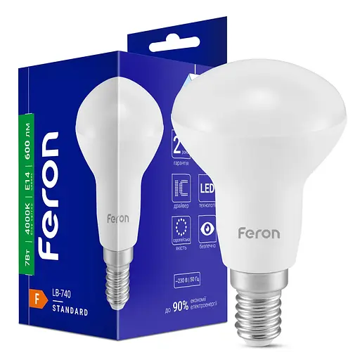 Светодиодная лампа Feron LB-740 7 Вт E14 4000K - фото 1