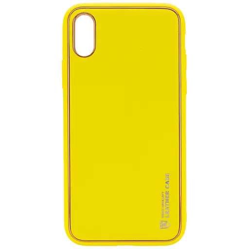 Чохол Epik шкіряний Xshield для Apple iPhone XR 6.1 Жовтий/Yellow