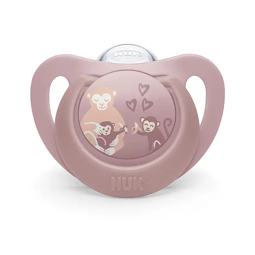 Пустушка Nuk First Choice силікон розмір 3 18-36 міс. мавпа кенгуру 2 шт. (3954184) - фото 3