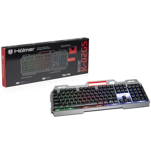 Клавіатура Hölmer дротова ігрова з підсвіткою (K-02GS) - фото 7