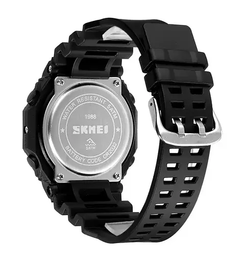 Мужские спортивные часы Skmei 1988 (Черный с синим) - фото 5