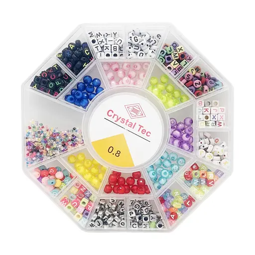 Набір бісеру для створення прикрас Bambi 035-79 волосінь в комплекті - фото 1