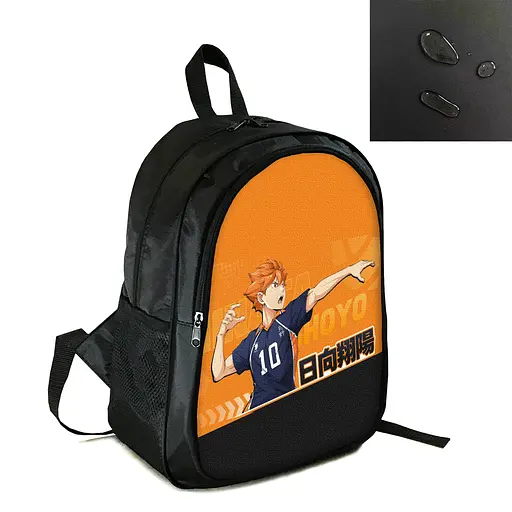 Рюкзак городской/школьный 38×28 см с принтом Аниме Волейбол!/Haikyuu два отделения, детский, подростковый, мужской, женский (4102)