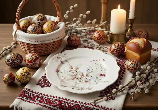 Тарілка порцелянова десертна BonaDi Spring Story 19.5 см (K212) - фото 3