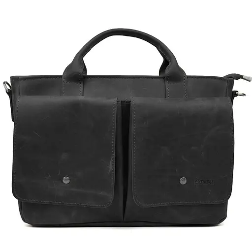 Сумка-портфель мужская на плечо с ручками TARWA 36х27х10 см sum0028425 - фото 4