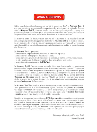 Le Nouveau Taxi. Niveau 2. Livre de l'élève + DVD-ROM - фото 5