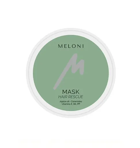 Интенсивная маска с маслом жожоба и витаминами Е, В6, РР MASK HAIR RESCUE MELONI 50 мл - фото 1