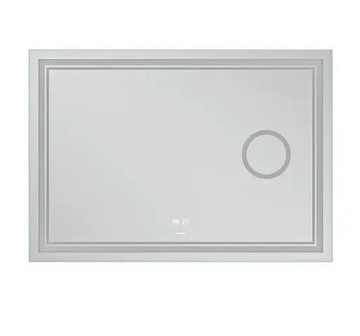 Дзеркало Mixxus Premium QUADRO MR20-100x70 (LED Touch, Anti-fog, лінза) (MP6622) - фото 3