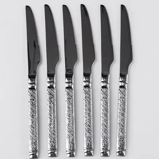 Набор ножей для стейка Yiwu 6 штук из нержавеющей стали 23 см комплект ножи кухонные принадлежности HP-16978-09 - фото 3