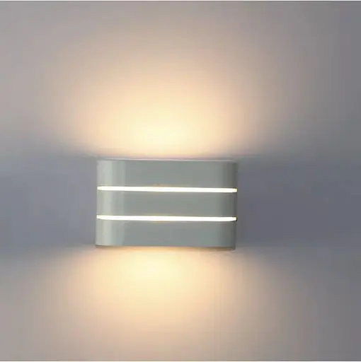 Настінний світильник Line F у видовженому корпусі білого кольору Арт. AL8004 білий - фото 3