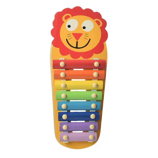 Дерев'яна іграшка "Ксилофон" Vi Vi Wood Toy WW-189, 35 см, 8 тонів Лев - фото 1