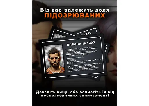 Настільна гра Dangel Games Тихо, суд іде! (укр.) (DG002UA) - фото 3