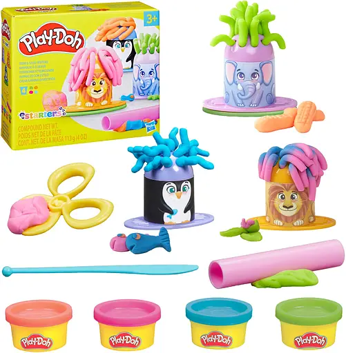 Набір для творчості Hasbro з масою для ліплення Play-Doh Grow and Style Animals (F8787) - фото 3